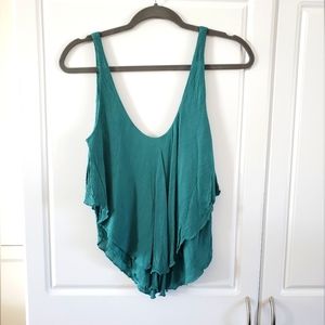 Intimately Free People Teal Swing Tank Top, Sz XS LIKE NEW